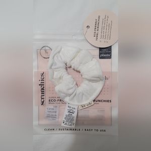 Kitsch White Towel Scrunchie - New